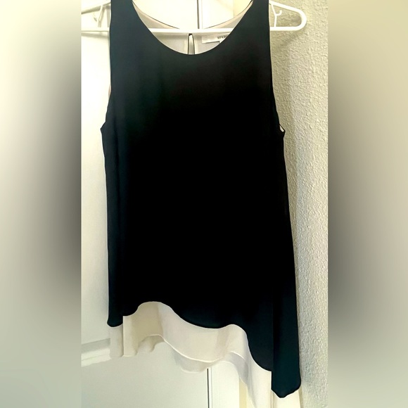 Studio M Tops - Studio M sleeveless top black and white size Small